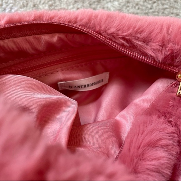 Anthropologie Mini Faux Fur Hobo Bag NWT - Picture 2 of 4